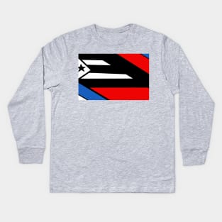 Bonita bandera Kids Long Sleeve T-Shirt